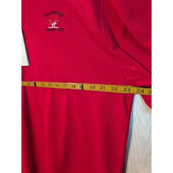 Callaway Polo Shirt Mens Large Red Performance Golf Sport Embroidered New - Picture 6 of 8